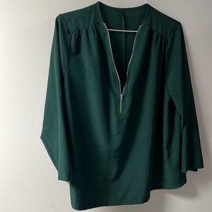 Green Blouse from Shein